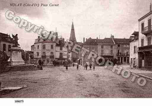 Ville de NOLAY, carte postale ancienne