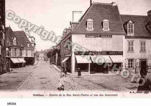 Ville de ORTHEZ, carte postale ancienne