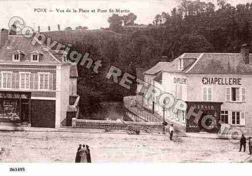 Ville de POIXDEPICARDIE, carte postale ancienne