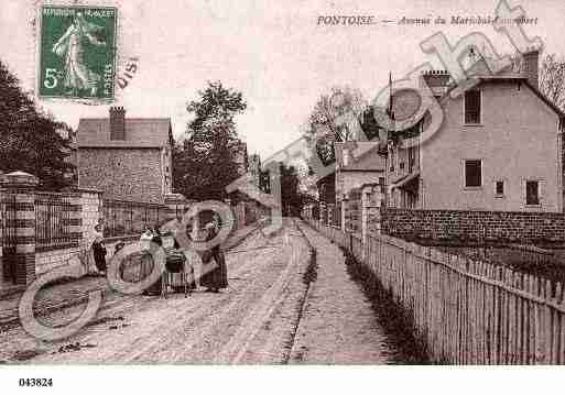 Ville de PONTOISE, carte postale ancienne