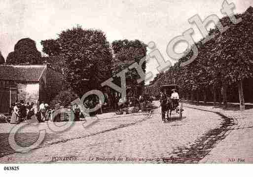 Ville de PONTOISE, carte postale ancienne