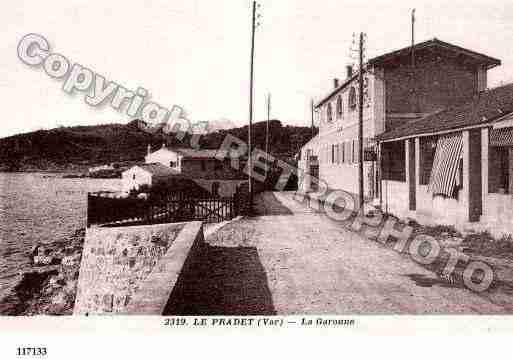 Ville de PRADET(LE), carte postale ancienne