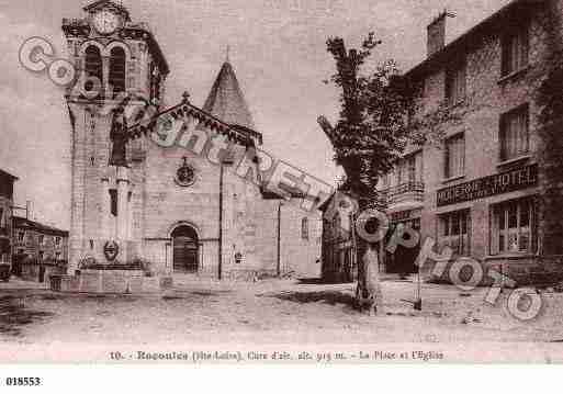 Ville de RAUCOULES, carte postale ancienne