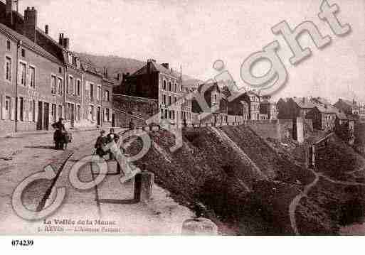 Ville de REVIN, carte postale ancienne