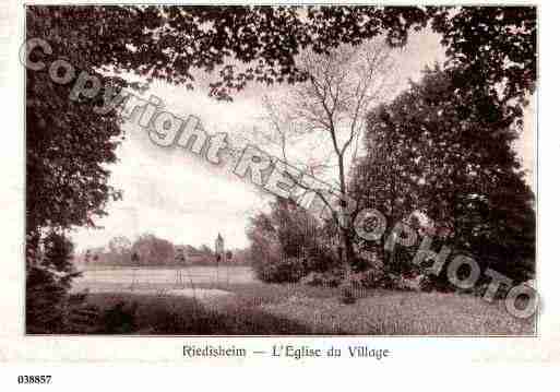 Ville de RIEDISHEIM, carte postale ancienne