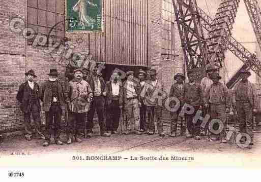 Ville de RONCHAMP, carte postale ancienne