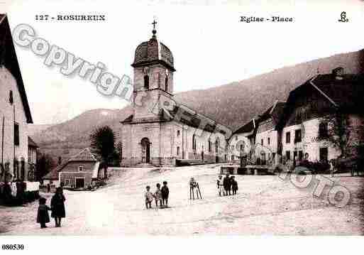 Ville de ROSUREUX, carte postale ancienne