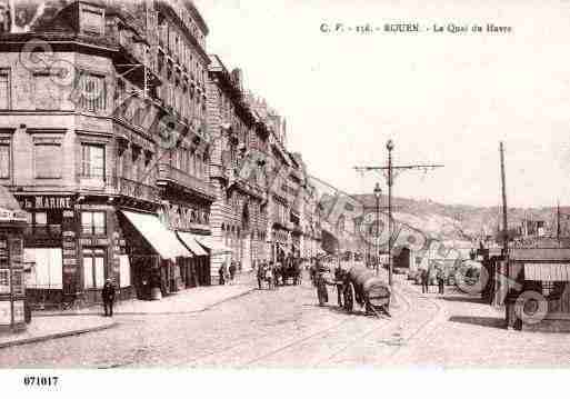 Ville de ROUEN, carte postale ancienne