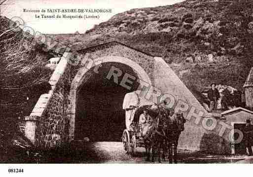 Ville de SAINTANDREDEVALBORGNE, carte postale ancienne