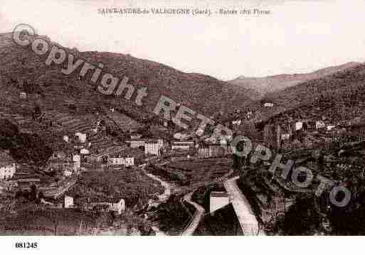 Ville de SAINTANDREDEVALBORGNE, carte postale ancienne