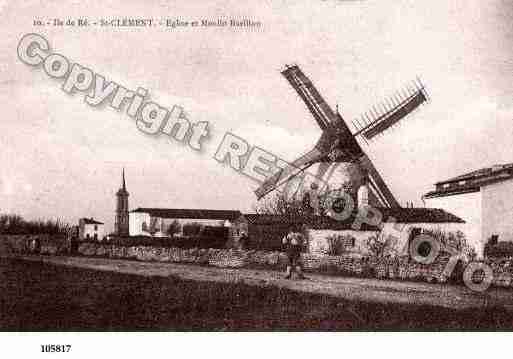 Ville de SAINTCLEMENTDESBALEINES, carte postale ancienne