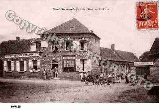 Ville de SAINTGERMAINLAPOTERIE, carte postale ancienne Ville de SAINTGERMAINLAPOTERIE, carte postale ancienne