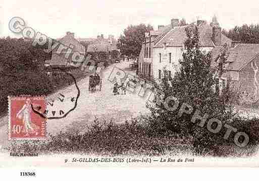 Ville de SAINTGILDASDESBOIS, carte postale ancienne