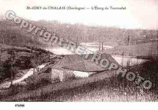 Ville de SAINTJORYDECHALAIS, carte postale ancienne