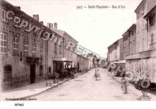 Ville de SAINTMAXIMIN, carte postale ancienne