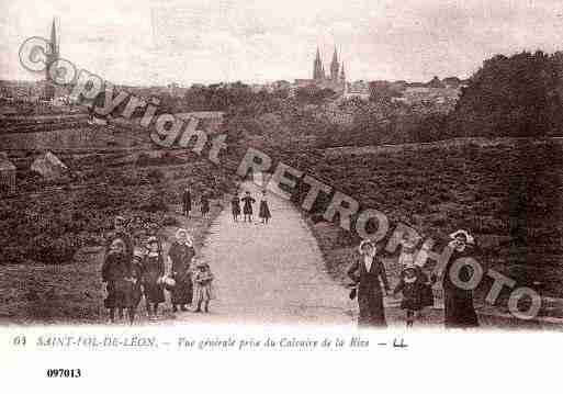 Ville de SAINTPOLDELEON, carte postale ancienne Ville de SAINTPOLDELEON, carte postale ancienne