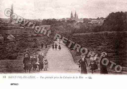 Ville de SAINTPOLDELEON, carte postale ancienne