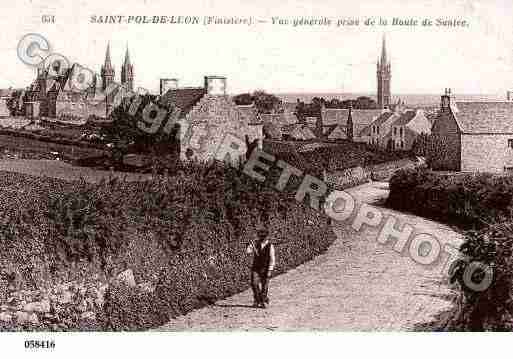 Ville de SAINTPOLDELEON, carte postale ancienne Ville de SAINTPOLDELEON, carte postale ancienne