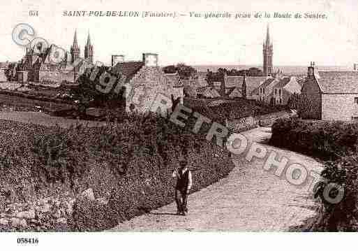 Ville de SAINTPOLDELEON, carte postale ancienne