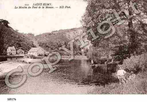 Ville de SAINTREMY, carte postale ancienne