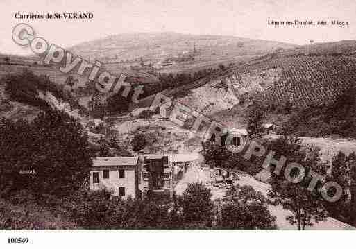 Ville de SAINTVERAND, carte postale ancienne