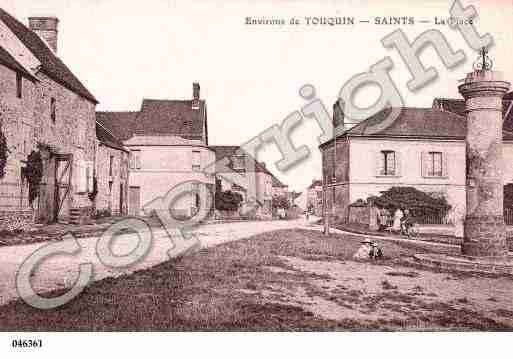 Ville de SAINTS, carte postale ancienne