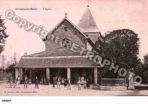 Ville de SERMAIZELESBAINS, carte postale ancienne