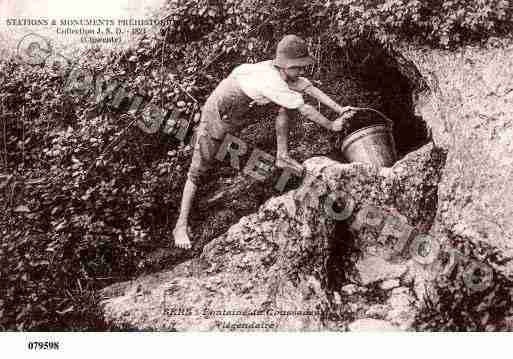 Ville de SERS, carte postale ancienne