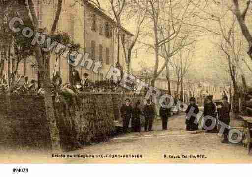 Ville de SIXFOURS, carte postale ancienne