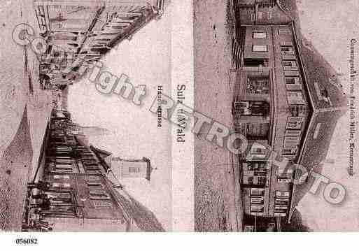 Ville de SOULTZSOUSFORETS, carte postale ancienne Ville de SOULTZSOUSFORETS, carte postale ancienne