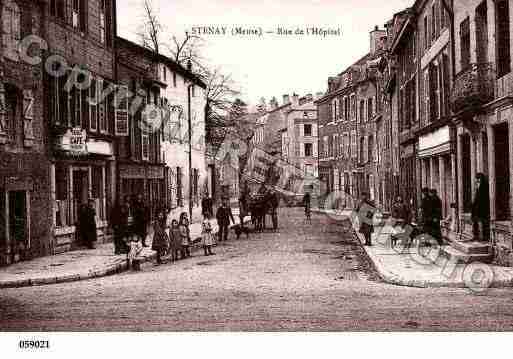 Ville de STENAY, carte postale ancienne