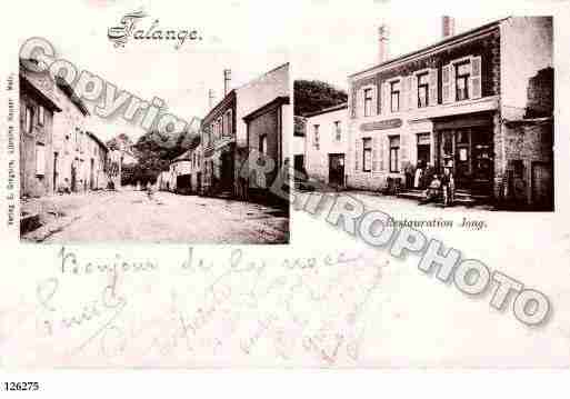 Ville de TALANGE, carte postale ancienne