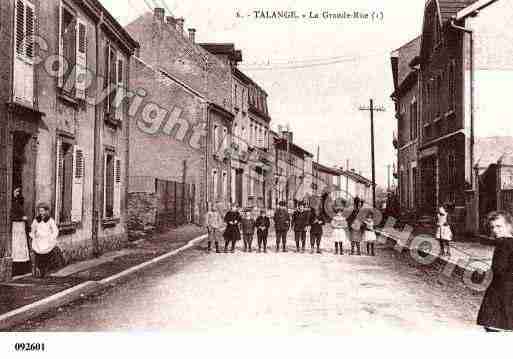 Ville de TALANGE, carte postale ancienne