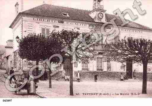 Ville de TAVERNY, carte postale ancienne