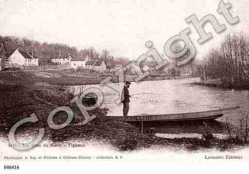 Ville de TIGEAUX, carte postale ancienne