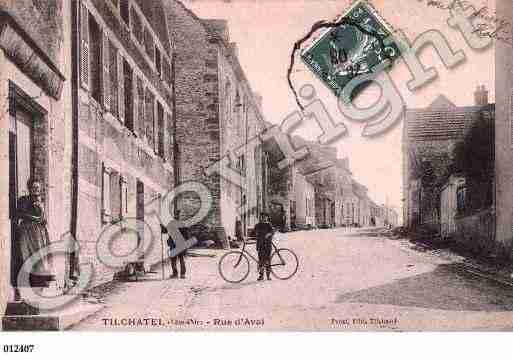 Ville de TILCHATEL, carte postale ancienne