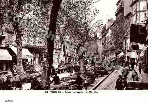 Ville de TOULON, carte postale ancienne