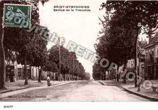 Ville de TOURS, carte postale ancienne