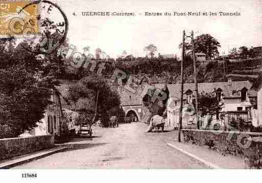 Ville de UZERCHE, carte postale ancienne