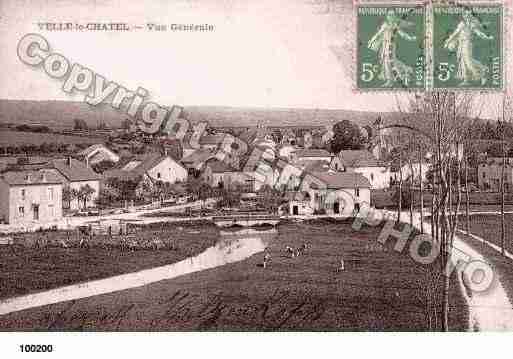 Ville de VELLELECHATEL, carte postale ancienne