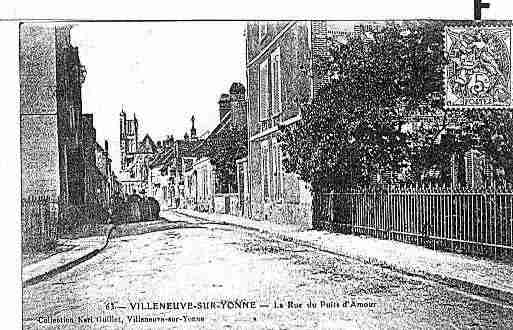 Ville de VILLENEUVESYONNE, carte postale ancienne