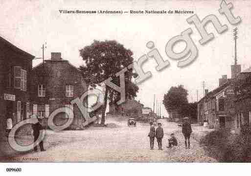 Ville de VILLERSSEMEUSE, carte postale ancienne