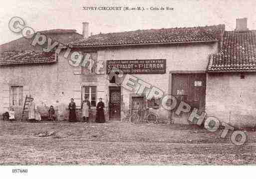 Ville de XIVRYCIRCOURT, carte postale ancienne