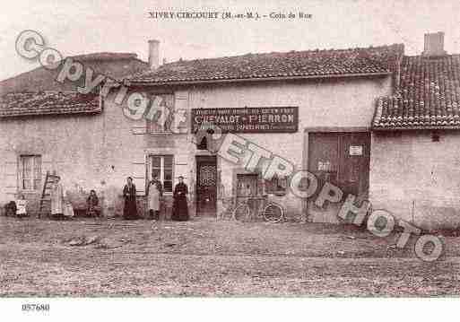 Ville de XIVRYCIRCOURT, carte postale ancienne