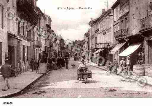 Ville de AGEN, carte postale ancienne