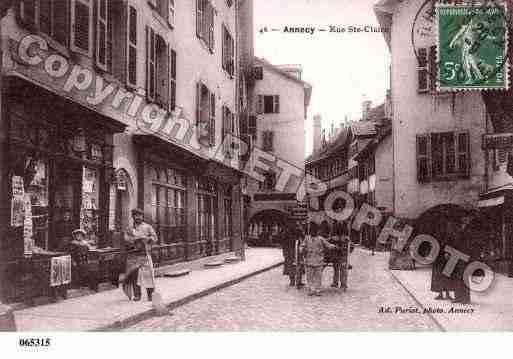 Ville de ANNECY, carte postale ancienne