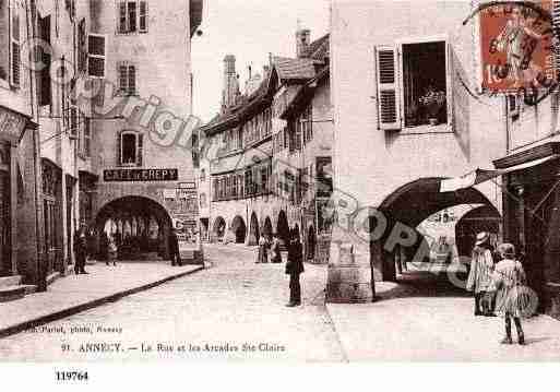 Ville de ANNECY, carte postale ancienne