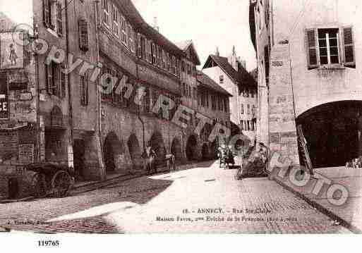 Ville de ANNECY, carte postale ancienne