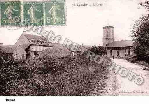 Ville de ANTULLY, carte postale ancienne