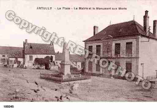 Ville de ANTULLY, carte postale ancienne